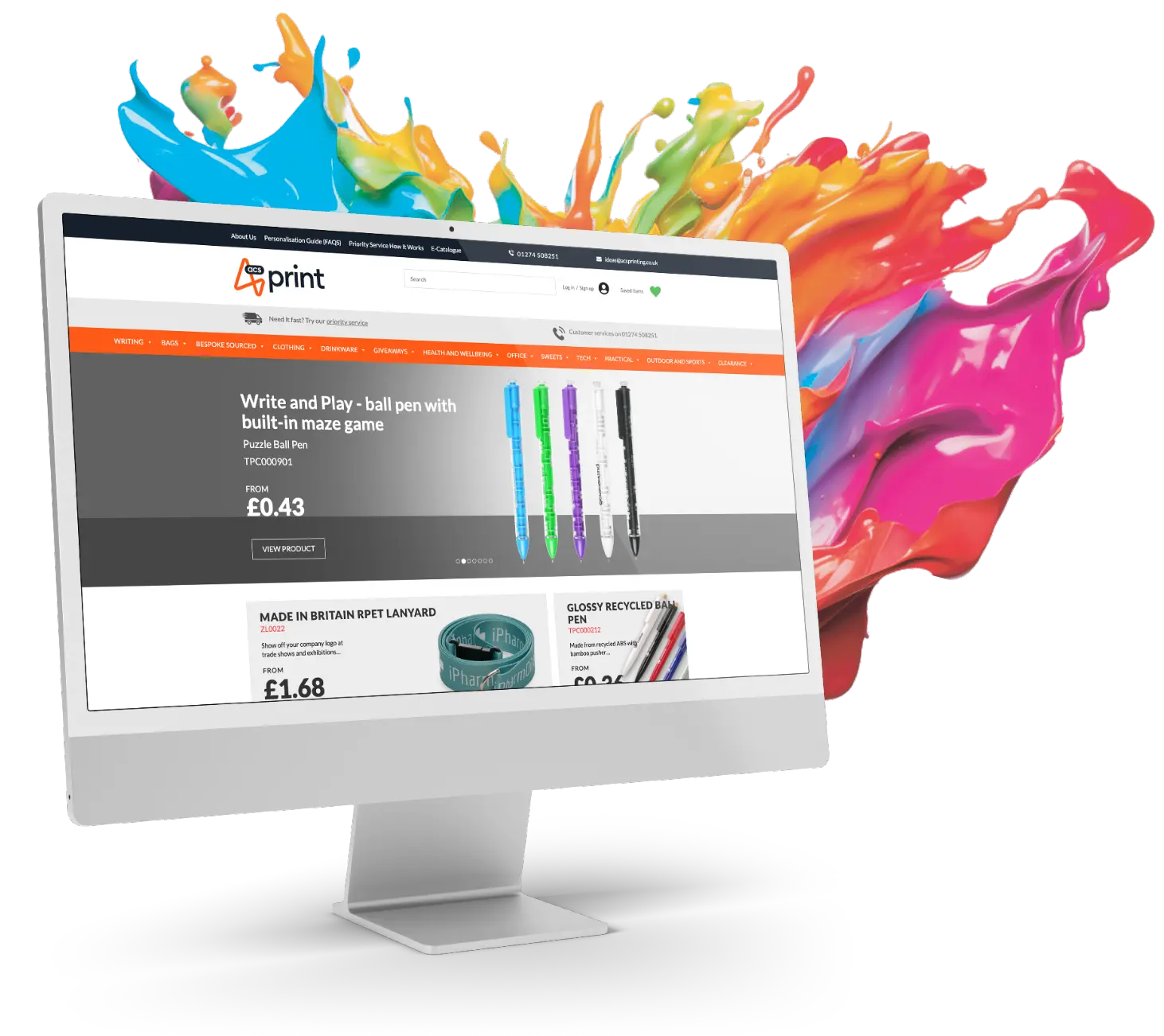 Mockup image of our web-store